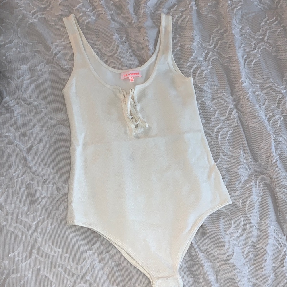Lace-up bodysuit